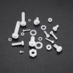447 Pcs White Nylon Plastic Pan Round Head Screws Bolts and Nuts and Gaskets, Metric Full Threaded Hex Head Screws Bolts and Nuts and Washers Assortment Set - M2/M2.5/M3/M4/M5/M6 - Image 3